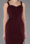Abendkleid Midi Weinrot ABK2688