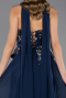 Abendkleid Lang Chiffon Marineblau ABU6665