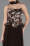 Abendkleid Lang Chiffon Braun ABU6665