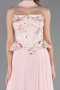 Abendkleid Lang Chiffon Puder ABU6665