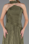 Abschlusskleid Lang Chiffon Khaki ABU6666