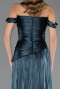 Abschlusskleid Lang Chiffon Petrolgrün ABU6674