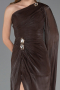 Abendkleid Lang Chiffon Braun ABU6675