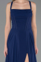 Abschlusskleid Lang Chiffon Marineblau ABU6677