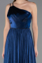 Abschlusskleid Lang Chiffon Marineblau ABU6678
