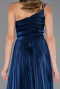 Abschlusskleid Lang Chiffon Marineblau ABU6678