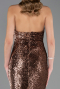Abendkleid Lang Kupfer ABU6680
