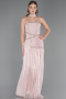 Abendkleid Lang Chiffon Puder ABU6681