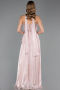 Abendkleid Lang Chiffon Puder ABU6681