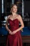 Abendkleid Lang Perlenbesetzt Weinrot ABU6673