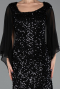 Abendkleid in Übergröße Lang Schwarz ABU6687