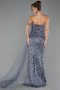 Abendkleid Lang Grau ABU4772
