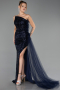 Abendkleid Lang Marineblau ABU4772