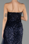 Abendkleid Lang Marineblau ABU4772