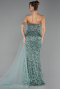 Abendkleid Lang Minzgrün ABU4772