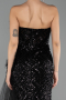 Abendkleid Lang Schwarz ABU4772