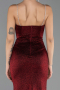 Abschlusskleid Lang Weinrot ABU6695