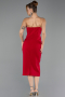Partykleid Midi Rot ABK2702