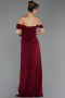 Abendkleid Lang Weinrot ABU6696