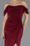 Abendkleid Lang Weinrot ABU6696