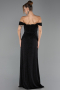 Abendkleid Lang Schwarz ABU6696