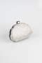 Abendtasche Laserschnitt Platin V513