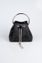 Abendtaschen Satin Schwarz V433