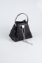 Abendtaschen Satin Schwarz V433