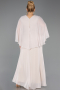 Abendkleid in Übergröße Lang Chiffon Beige ABU6725
