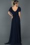 Abendkleid Lang Marineblau ABU032