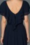Abendkleid Lang Marineblau ABU032