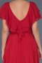 Abendkleid Lang Rot ABU032