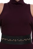 Mürdüm Triko Elbise A60386