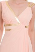 Uzun Somon Abiye Elbise F2030