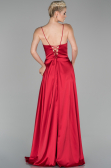 Abendkleid Lang Satin Rot ABU1458