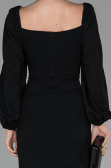 Partykleid Midi Schwarz ABK916