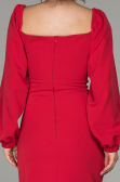 Partykleid Midi Rot ABK916