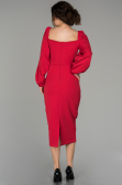 Partykleid Midi Rot ABK916