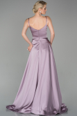 Abendkleid Lang Satin Lavendel ABU1601