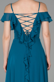Abendkleid Lang Petrolgrün ABU1600
