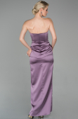 Abendkleid im Meerjungfrau-Stil Lang Satin Lavendel ABU1609