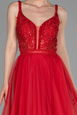 Abendkleid Lang Rot ABU1636