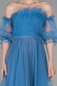Abendkleid Midi Indigo ABK971