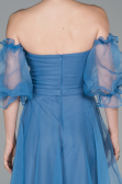 Abendkleid Midi Indigo ABK971