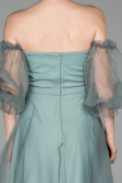 Abendkleid Midi Minzgrün ABK971