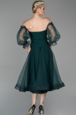 Abendkleid Midi Smaragdgrün ABK971