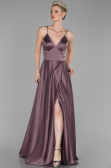 Abendkleid Lang Satin Nerzbraun ABU1458