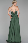 Abendkleid Lang Satin Khaki ABU1458