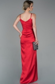 Abendkleid Lang Satin Rot ABU564