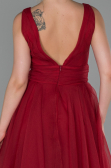 Abendkleid Lang Weinrot ABU1727